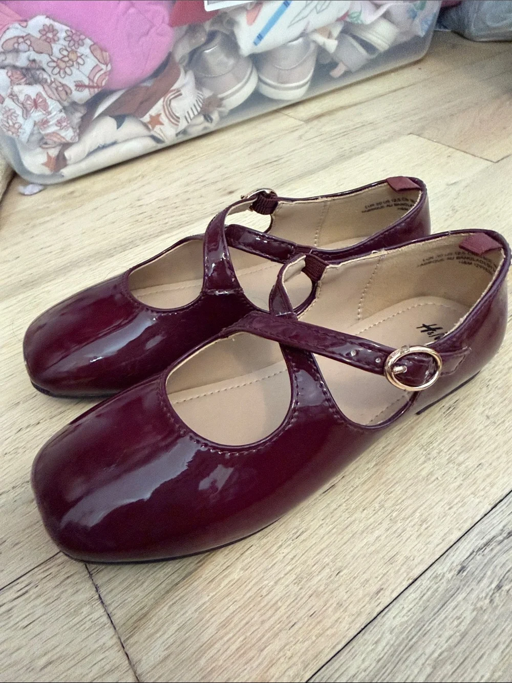 H&M shiny patent